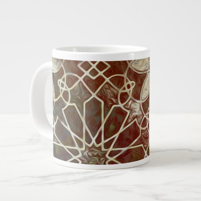 Mystic Tiles II Jumbo-Tasse (Vorderseite Links)