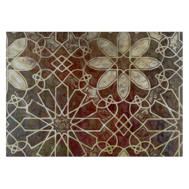 Mystic Tiles II Schneidebrett (Vorderseite)