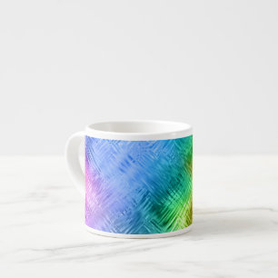 Mystic Topaz Blue Glassy Texture Espressotasse