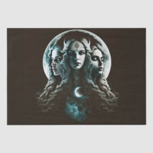 Mystic Triple Goddess Drehung Decoupage Seidenpapier