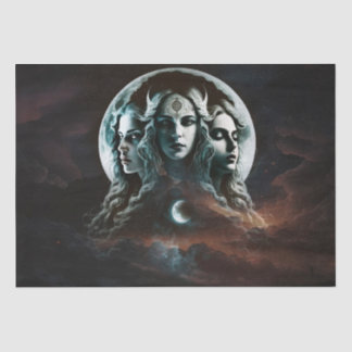 Mystic Triple Goddess Drehung Decoupage Tissue Pap Seidenpapier