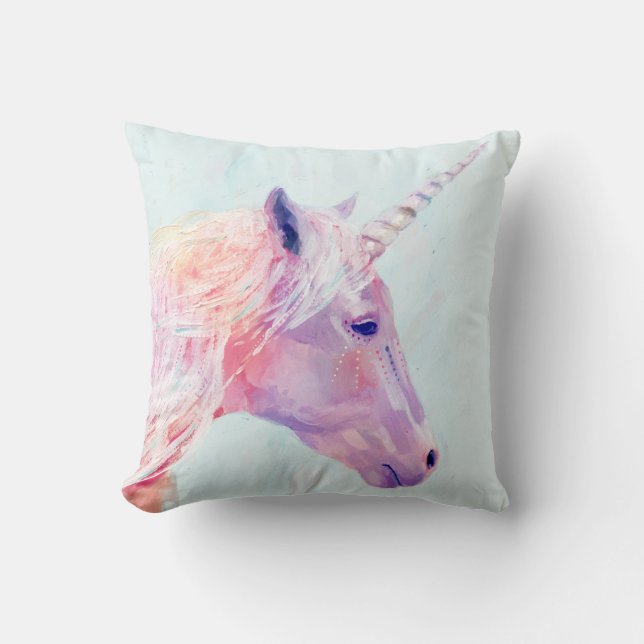 Mystic Unicorn Kissen (Vorderseite)