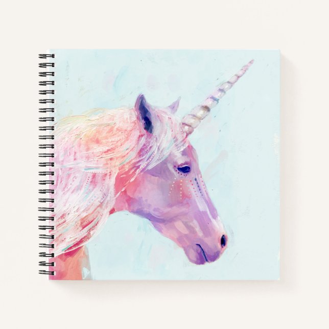Mystic Unicorn Notizbuch (Vorderseite)