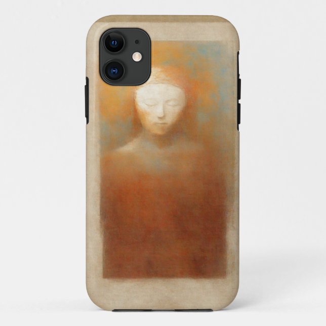Mystic Veil Abstrakt Portrait Mobile Case (Rückseite)
