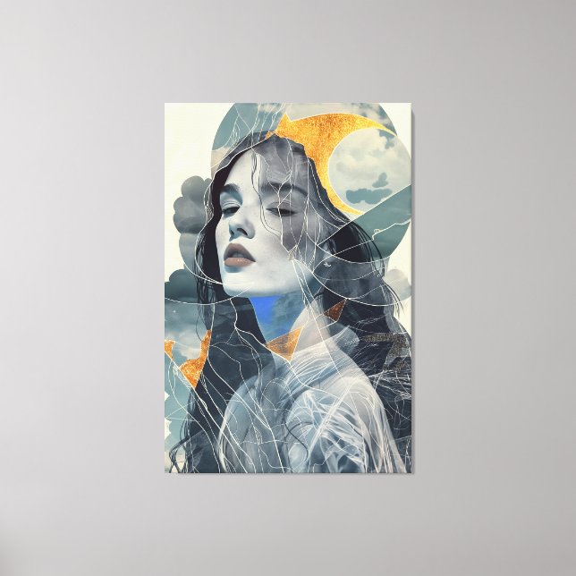 Mystic Woman Leinwanddruck (Vorderseite)