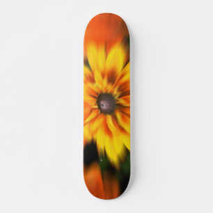 Mystic Yellow Blumen Blur Skate Board Skateboard