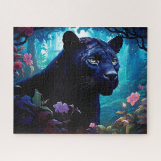 Mystical Black Panther Nature Themed Fantasy