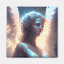 Mystical Blue Mit Augen Angel