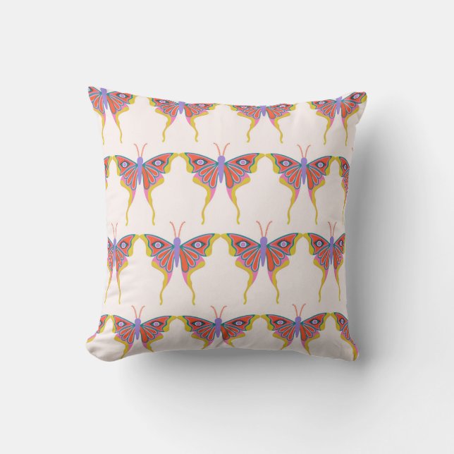 Mystical Butterfly Symphony Kissen (Vorderseite)
