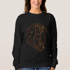 Mystical cat reaching for stars in magical T-Shirt Sweatshirt