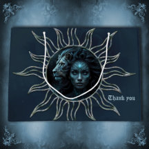 Mystical connection,  mystical woman and the lion.