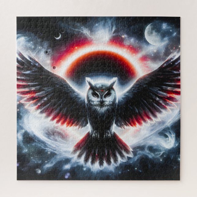 Mystical Cosmic Celestial Owl (Vertikal)