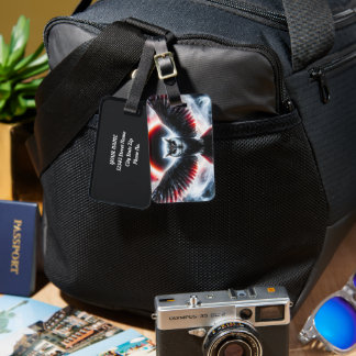 Mystical Cosmic Celestial Owl Gepäckanhänger