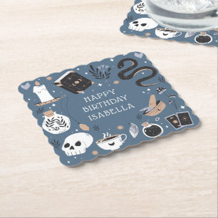 Mystical Crystal Fortune Teller Birthday Party Untersetzer