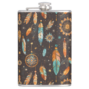 Mystical Dark Boho: Feathers & Dream Catchers Desi Flachmann