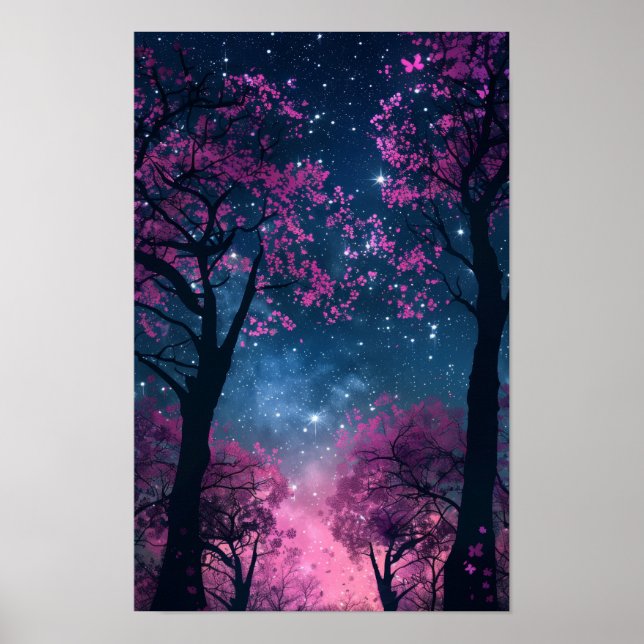 Mystical Dark Silhouette Mobile Wallpaper Poster (Vorne)