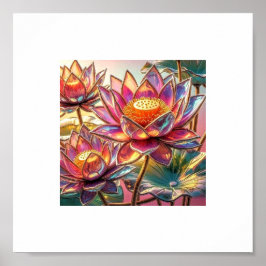 "Mystical Desert Mirage - Surreal Camel Caravan" Poster