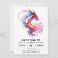 Mystical Dragon Printable Birthday