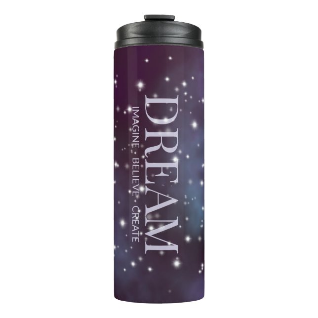 Mystical Dream Dusty Violet Thermosbecher (Vorderseite)