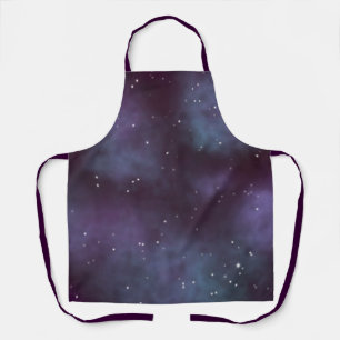 Mystical Dusty Violet Galaxy Schürze