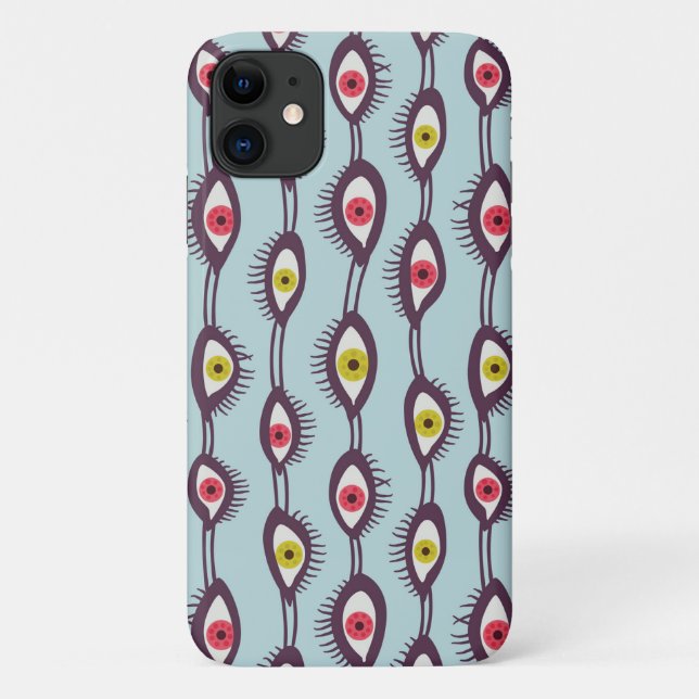 Mystical Eyes Pattern - Psychedelisches Trippy-Des Case-Mate iPhone Hülle (Rückseite)