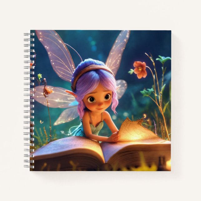 Mystical Fairy Magic Zauber Notizbuch (Vorderseite)