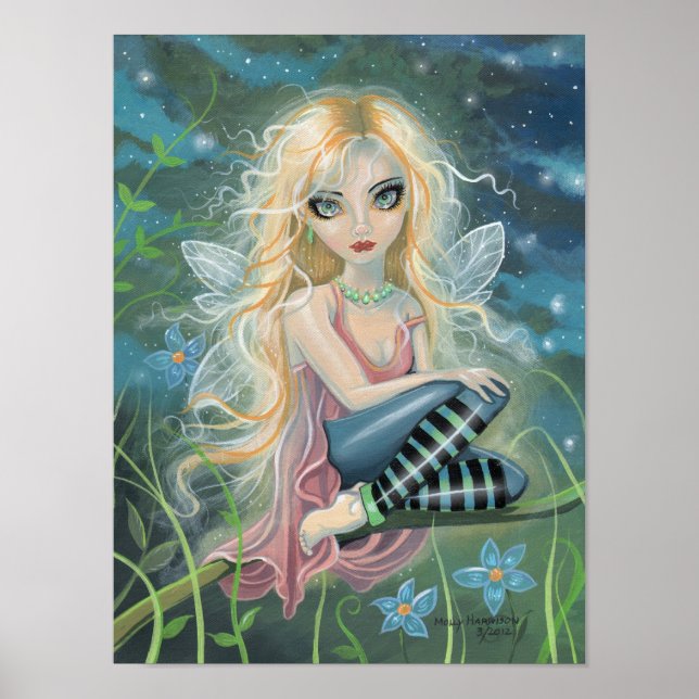 Mystical Fantasy Fairy Art Poster (Vorne)