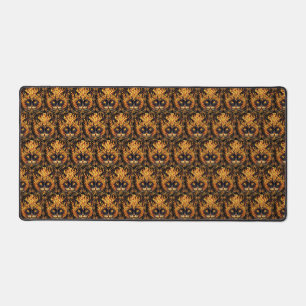 Mystical Fire Cat Mandala Design Schreibtischunterlage