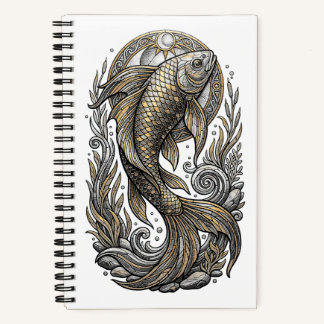 Mystical Fish Notizbuch