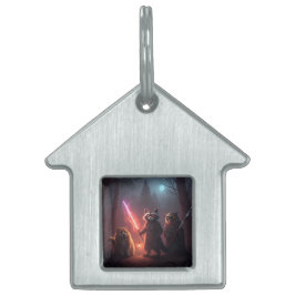 Mystical Forest Battle Animals Art Tiermarke