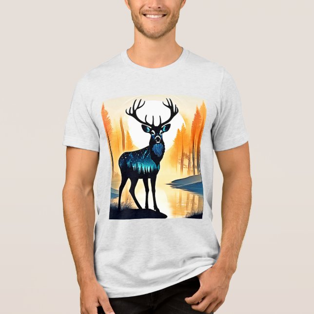 Mystical Forest Dear Tri-Blend Shirt (Vorderseite)