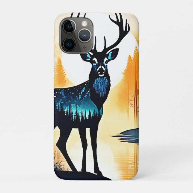 Mystical Forest Deer Case-Mate iPhone Hülle (Rückseite)