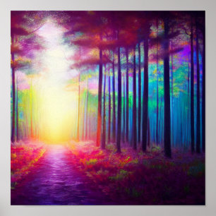 Mystical Forest Poster