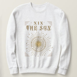 Mystical Fortune Tarot The Sun Halloween Gothic Sweatshirt