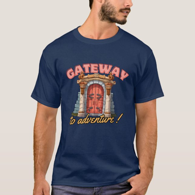 Mystical Gateway to Quests T-Shirt (Vorderseite)