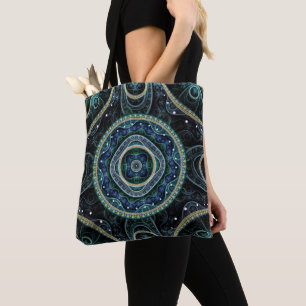 Mystical Grand Royal Julian Fraktal Mandala Art Tasche
