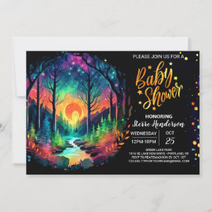 Mystical Grove Enchanted Baby Shower Einladung
