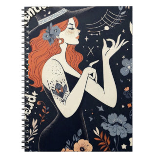Mystical Hexy Spiral Foto Notebook Notizblock