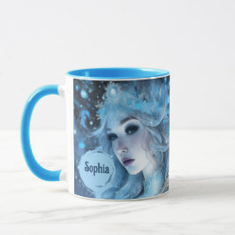 Mystical Ice Queen - Fantasy Winter Goddess Art Tasse
