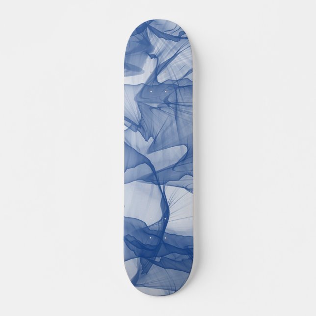 Mystical Layer of Chiffon Scarves Blue Skateboard (Vorne)