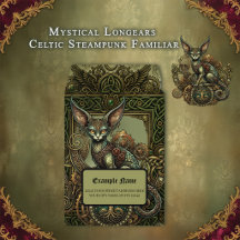 Mystical Longears – Celtic Steampunk Familiar.