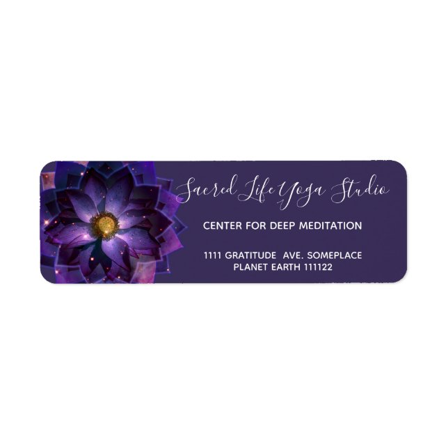 Mystical Lotus Blume Mandala, New Age (Vorne)