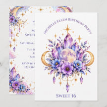 Mystical Moon and Crystals Birthday Party Girl