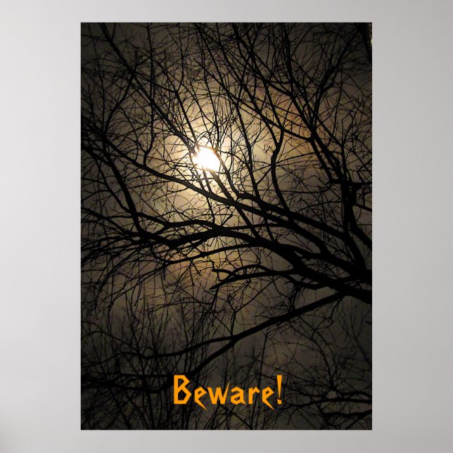 Mystical Moon Halloween Poster (Vorne)