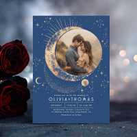 Mystical Moon Starry Night Wedding Foto