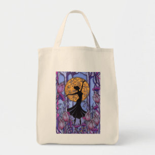Mystical Moonlight Dancer Art Nouveau-Tasche Tragetasche
