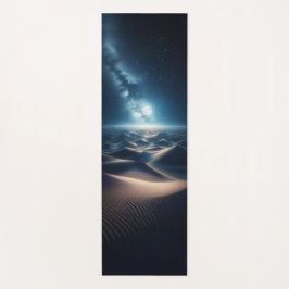 Mystical Moonlit Desert - Fantasy Night Sky Yogamatte