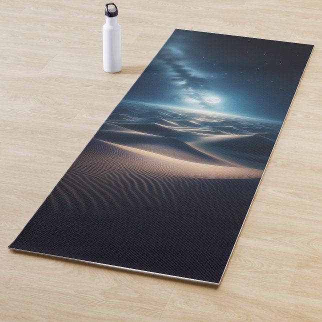 Mystical Moonlit Desert - Fantasy Night Sky Yogamatte (Beispiel)