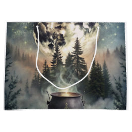 Mystical Moonlit Forest Cauldron - Hexchy Magic Ar Große Geschenktüte