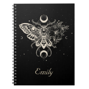 Mystical Moth Celestial Butterfly-Notebook Notizblock